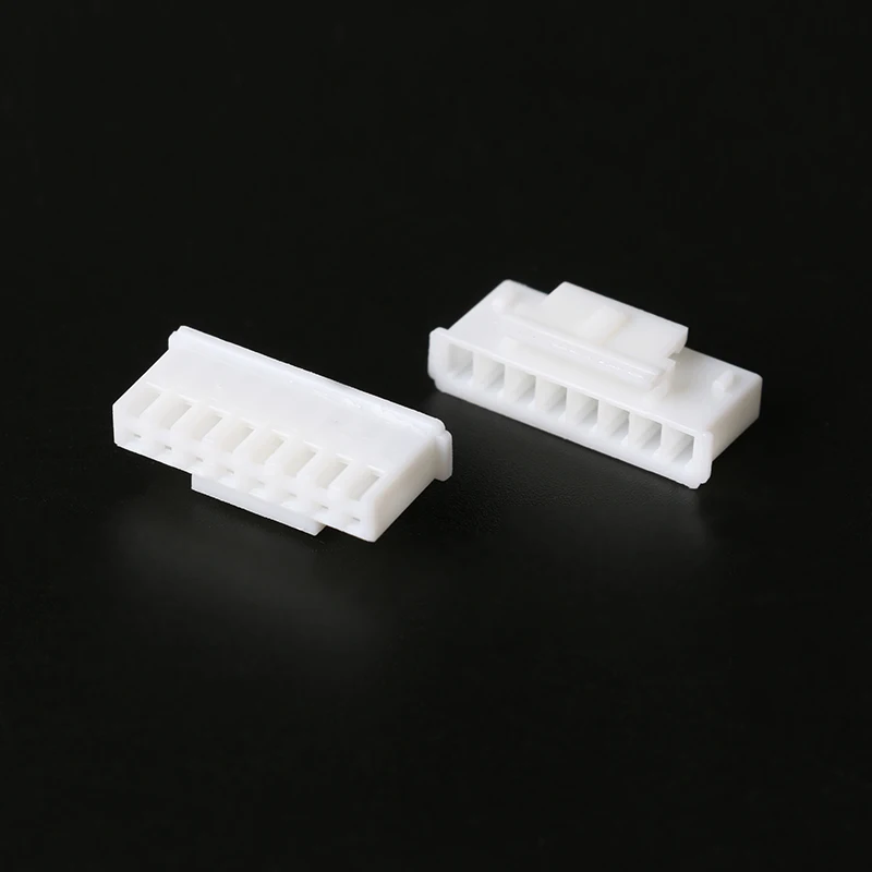 20Pcs XHB2.54 connectors male plug plastic shell Housing with buckle 2.54mm 2P 3 4 5 6 7 8 9 10PIN Insert Shell