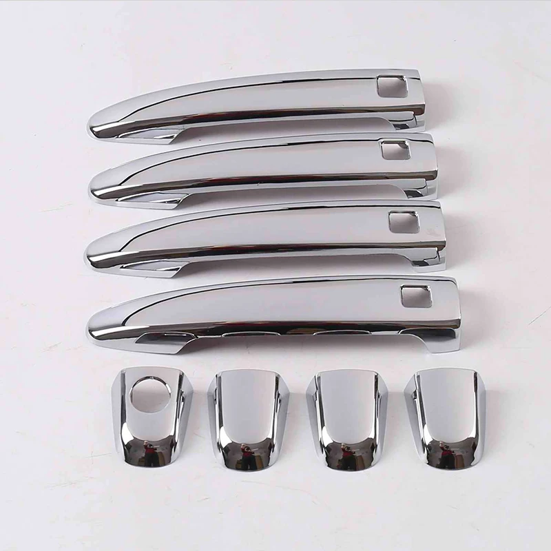 الكروم الفضة الخارجي غطاء مقبض الباب تراكب لكزس LS430 XF30 2000-2006 الجيل الثالث 2001 2002 2003 2004