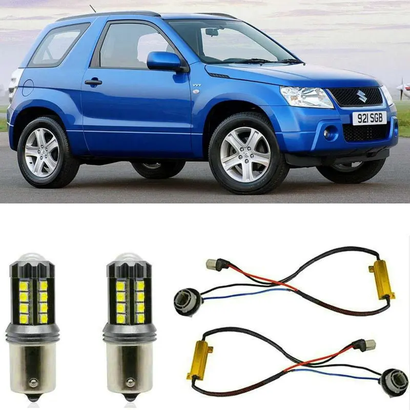 

Fog lamps For SUZUKI GRAND VITARA 2 II JT TE TD Stop lamp Reverse Back up bulb Front Rear Turn Signal error free 2pc