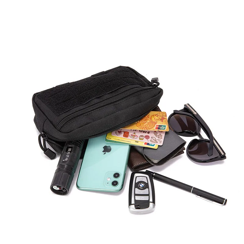 Tactical Molle marsupio Outdoor Utility Tools Bag Phone Pouch Belt Vest Carry EDC Tool Phone Holder Case Hunting Bag