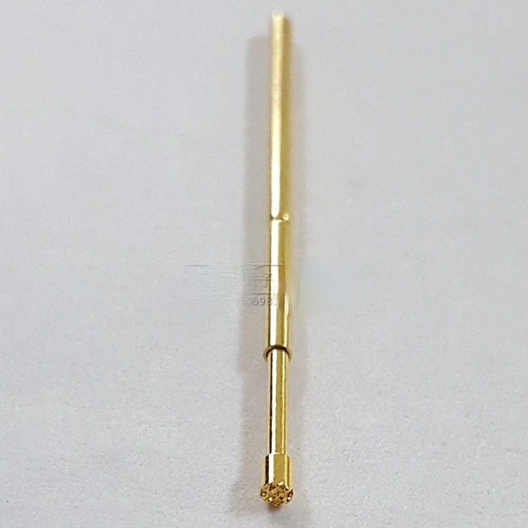 100Pcs Plum Blossom 1.5MM Probe 100MIL Nine Claw 33MM Gold-plated Test Needle PA100-H2 Twist Head Spring Needle