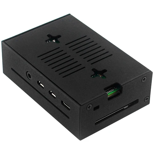 Imagen 2 del producto Raspberry Pi 4 Modelo B pantalla táctil de 3,5 pulgadas 5 50 FPS, carcasa de Metal, carcasa de aluminio, soporte de refrigeración para Raspberry Pi 4