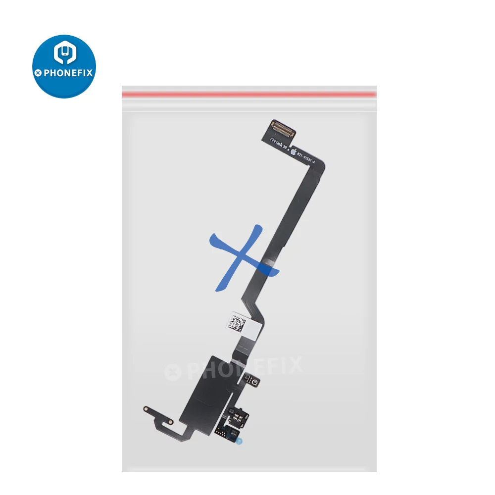Fone De Ouvido Em Branco Cabo Flex, Sensor De Luz, Reparo De Fone De Ouvido Som Para Iphone X 13PM Receptor, Alto-falante Cabo sem Ouvido Alto-falante