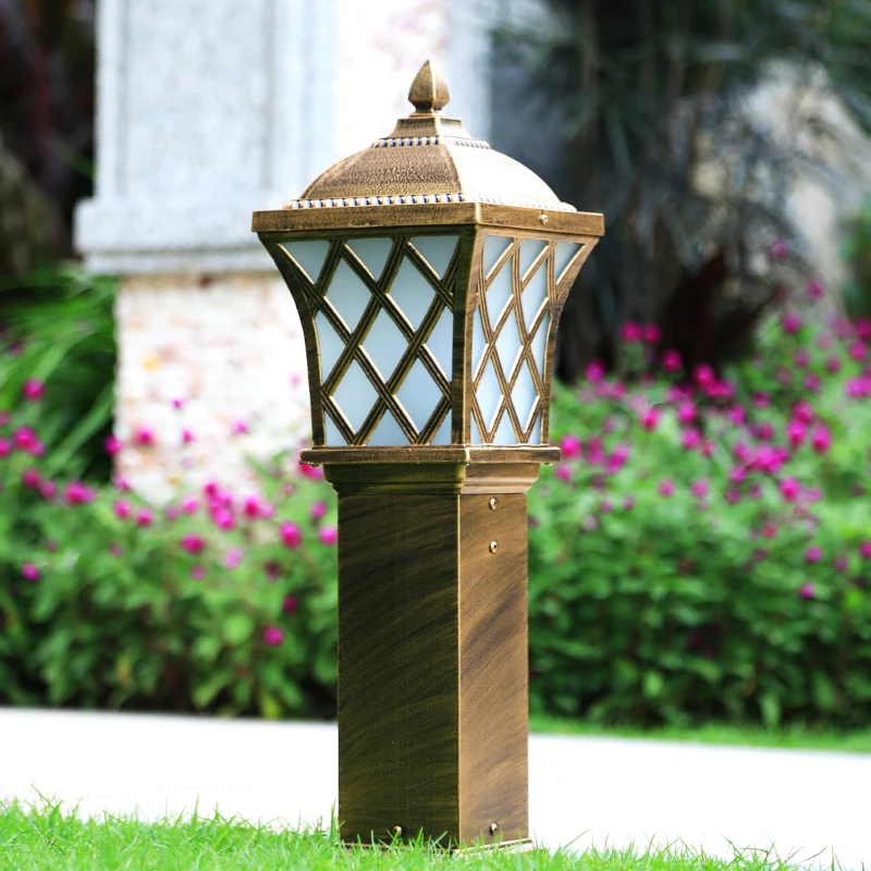 屋外芝生ランプ防水-ip54-led-ガーデン芝生ランプアルミ柱ライト中庭ヴィラ風景芝生ボラードライト