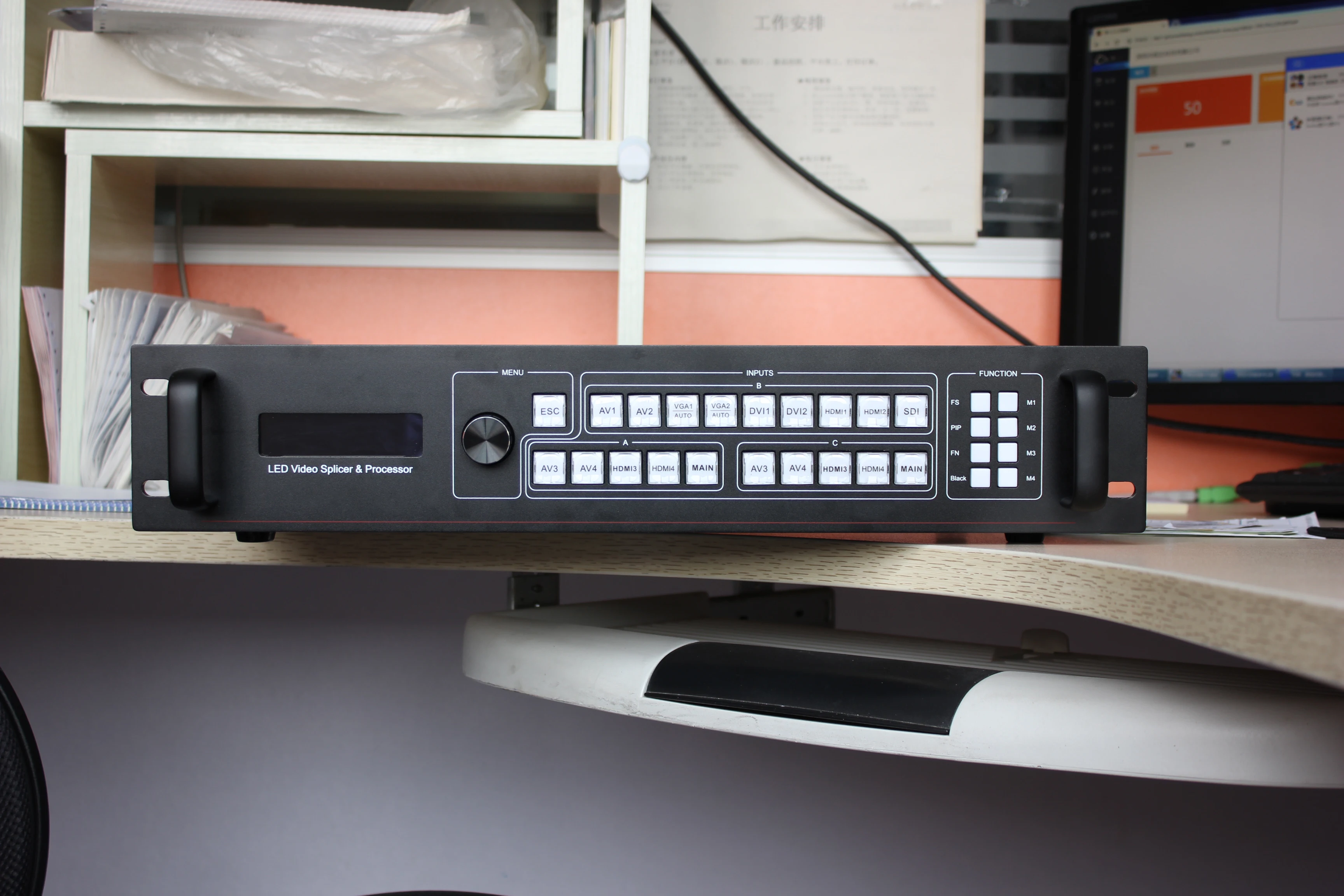 Led video splicer SC359 6k volle farbe mulit-fenster video wand prozessor für außenwerbung led-bildschirm display