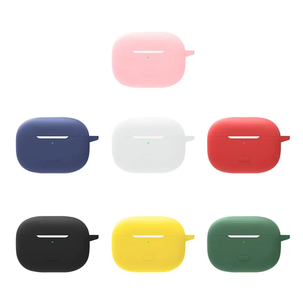 Caso de silicone para vivo tws 2 2e fones de ouvido portátil risco choque resistente capa protetora accessrises com mosquetão