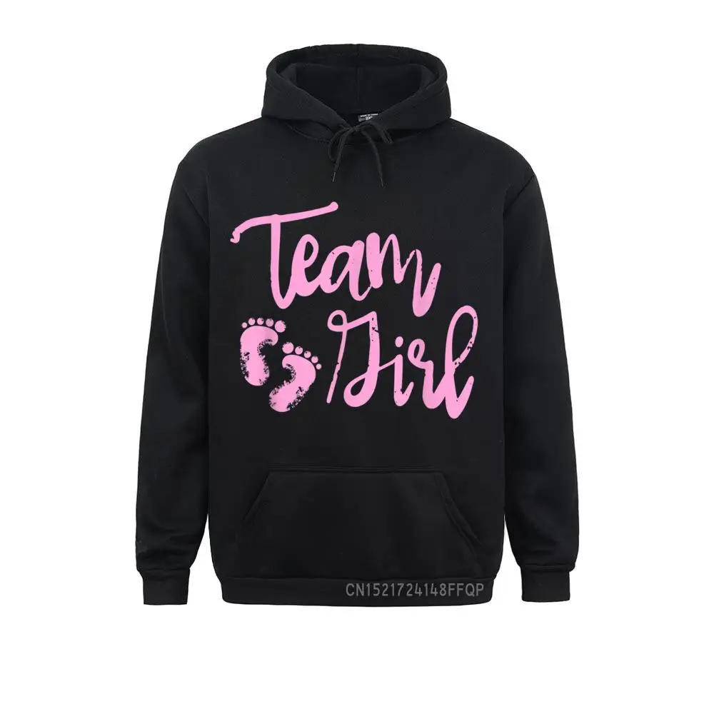 

Gender Reveal Baby Shower Hooded Tops - Team Girl Mens Hoodies Birthday VALENTINE DAY Sweatshirts Tight Hoods Hip Hop