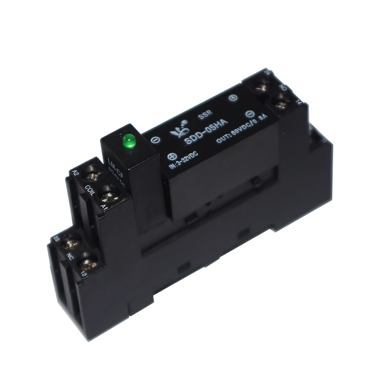 Small Micro DC Solid State Relay SDD-05HA Can Be Equipped with Additional Socket