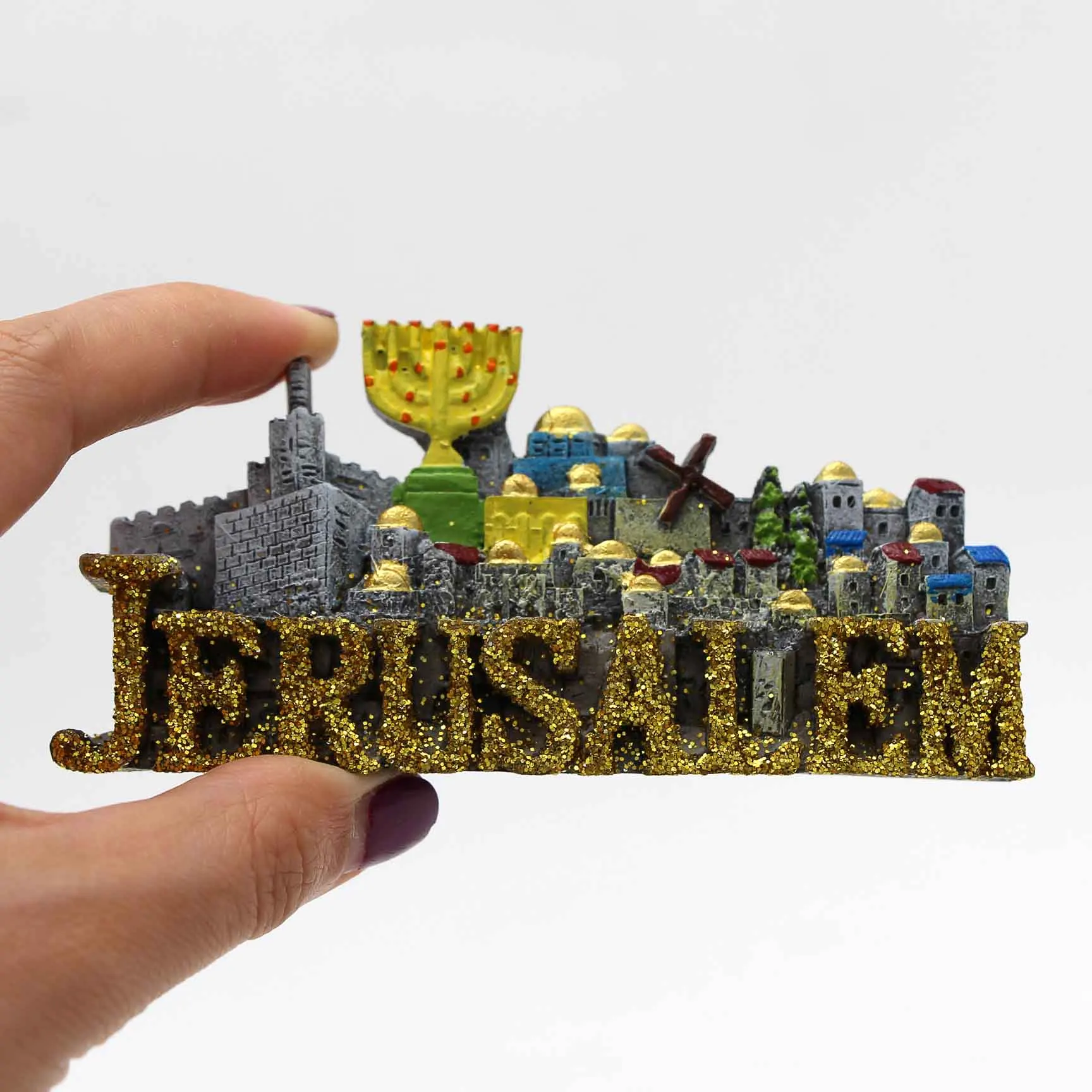 Jerusalem Souvenirs Lisbon Portugal home decoration fridge magnets Vienna pisa Italy Thailand elephant Singapore Merlion  Jordan