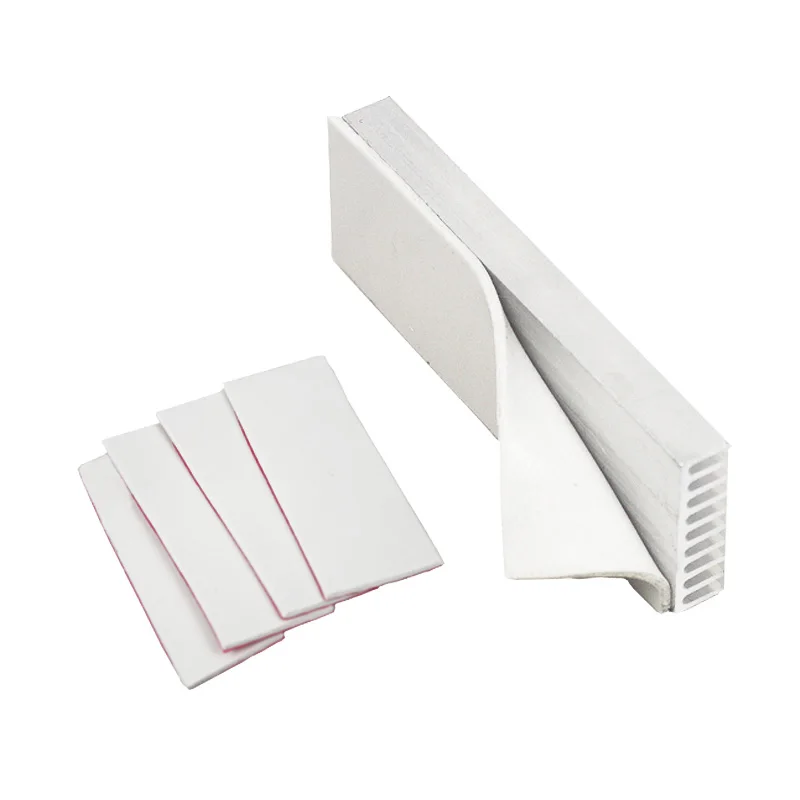 2PCS White 100x100mm Thermal Pad GPU CPU Heatsink Cooling Conductive Silicone Pad 0.5/1/1.5/2/2.5/3/4/5mm Thickness Thermal Pad