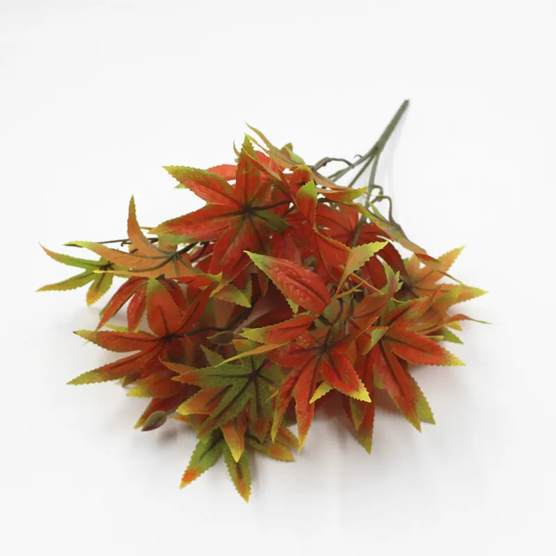 

Artificial maple leaves for table decoration, immortalized colorful autumn leaves, home garden party, wedding table decoration