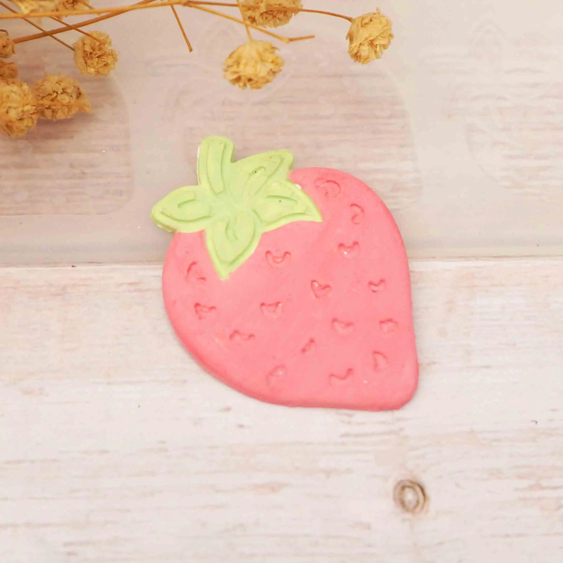 Fruit Strawberry Shape Chocolate Stencil Fruit Shape DIY Chocolate Garnish Chip Cake Decorating Silicone Mold Chablon