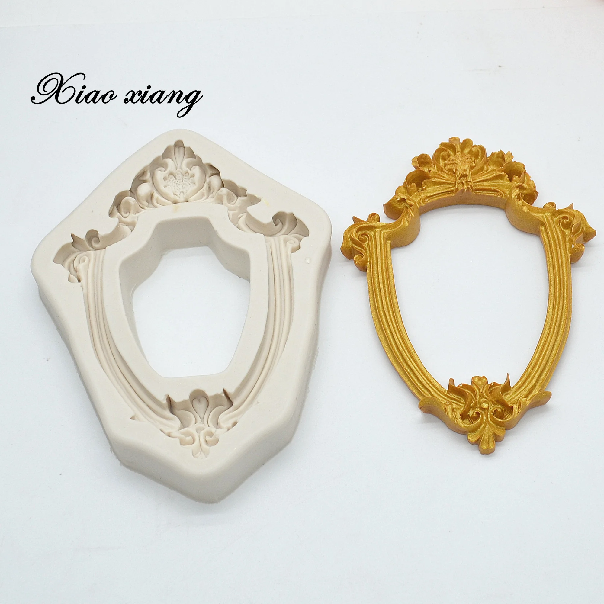 3D Photo Frame Silicone Fondant Molds For Baking DIY Fondant Cake Decorating Tools Pastry Kitchen Baking Accessories