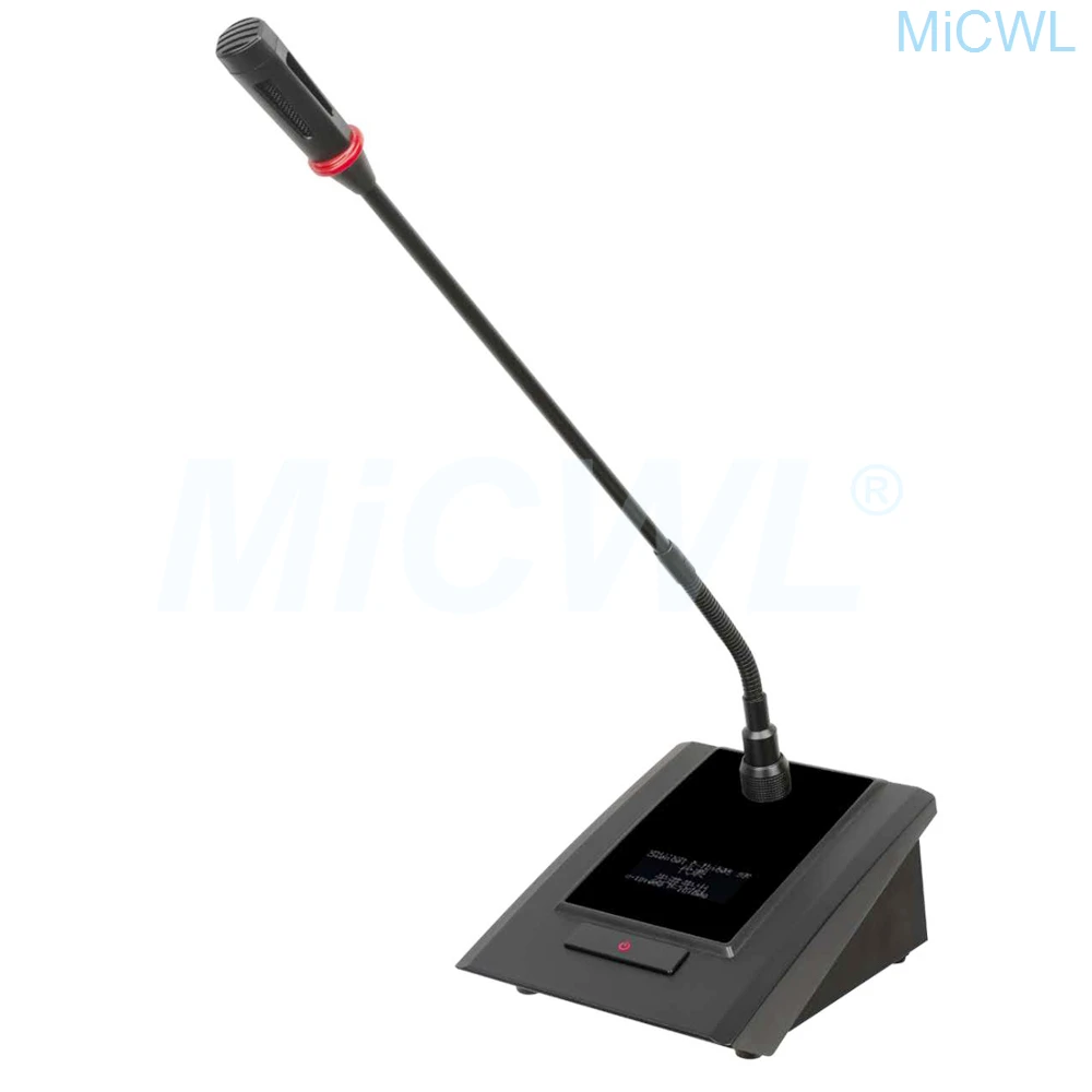 Fotografia 5: MXA Pro Digital Wireless Audio Ecosystem para Conferência Sistema de Microfone Mesa Gooseneck Presidente Delegate MiCWL A10M-A116