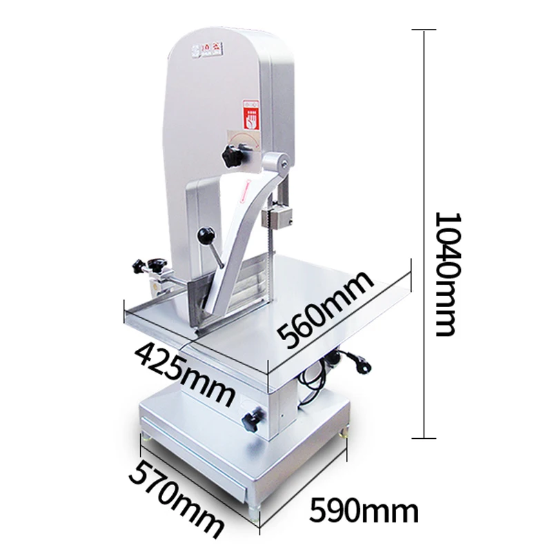 

Bone sawing machine J310 bone cutting machine commercial steak cutting machine cutting ribs cutting frozen meat frozen fish