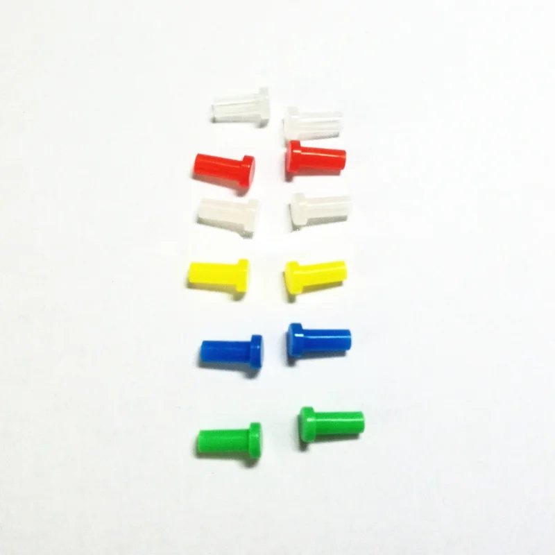 1000pcs LC Fiber Optic Jumper Ceramic Insert Dust Cap 1.25mm LC Connector Dust Caps Fiber Patch Cable Dust Caps Connector
