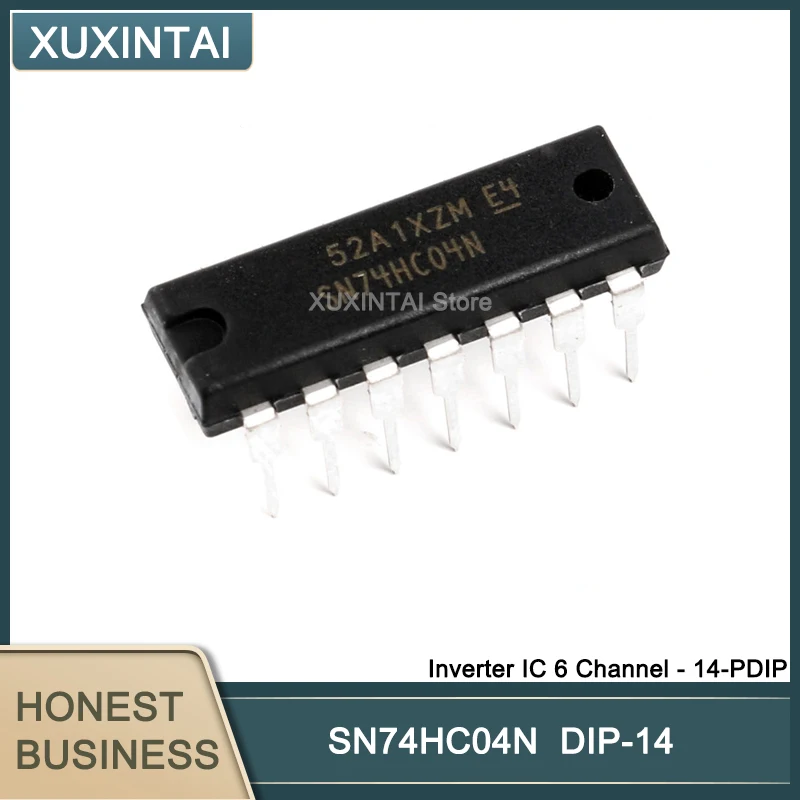 25Pcs/Lot  New Original SN74HC04N SN74HC Inverter IC 6 Channel - 14-PDIP