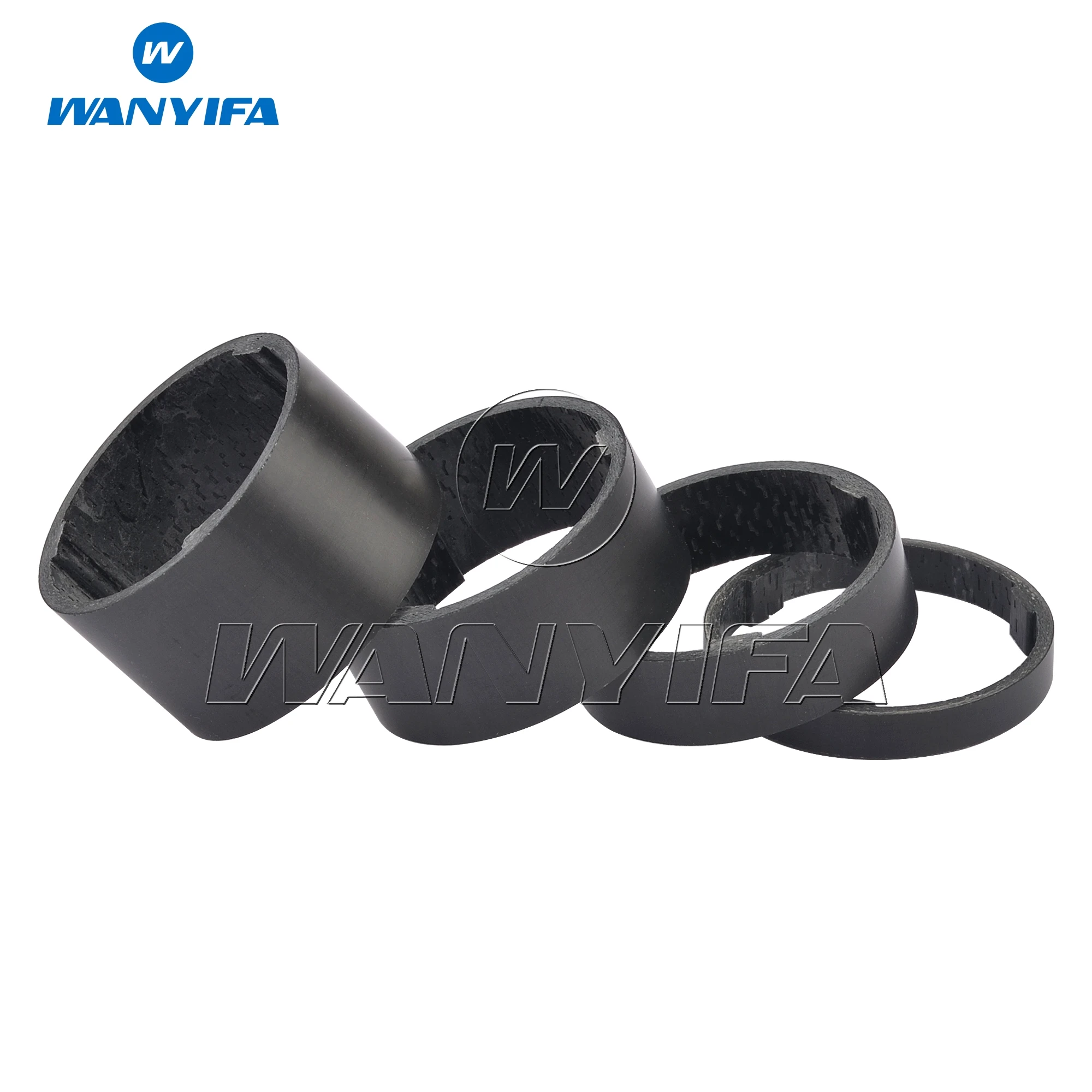 Wanyifa Carbon Fiber Bicycle Washer Stem Spacers to Fix The Bicycle MTB Accessories 5mm 10mm 15mm 20mm Glossy&Matte