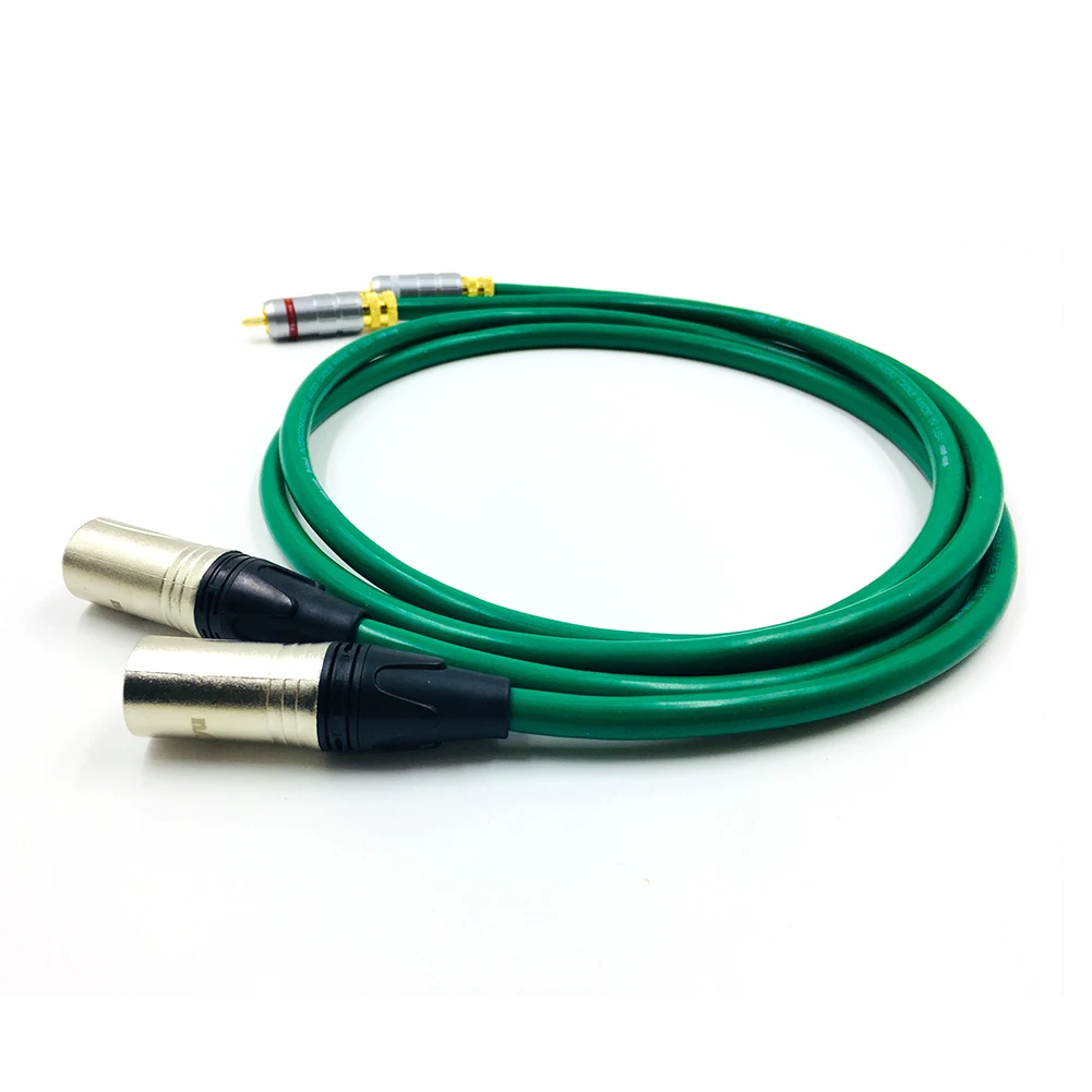 Hi-end MCINTOSH 2328 Series Hifi 2RCA to 2XLR Cable, Rca Male to Xlr Male Audio Cable,audio signal interconnect wire