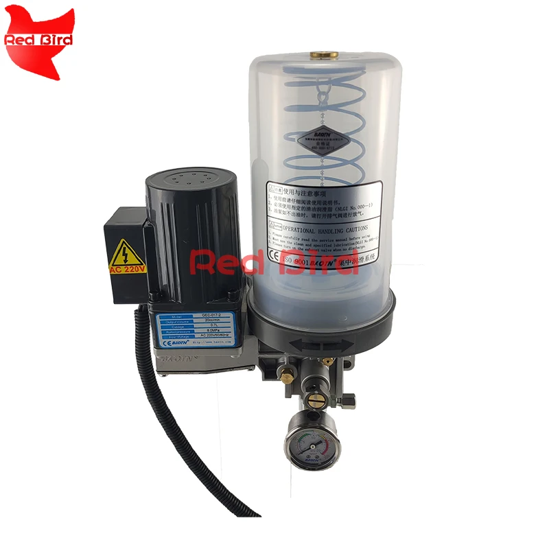 

Punch Automatic Lubricating Oil Pump Lubricating Machine Grease Pump AC220V 0.7Liter