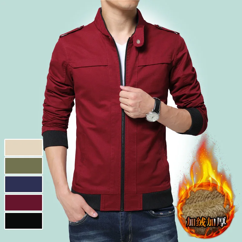 Chaqueta de estilo informal para hombre, abrigo grueso de terciopelo lavado, cálido, de talla grande, nuevo estilo, para invierno