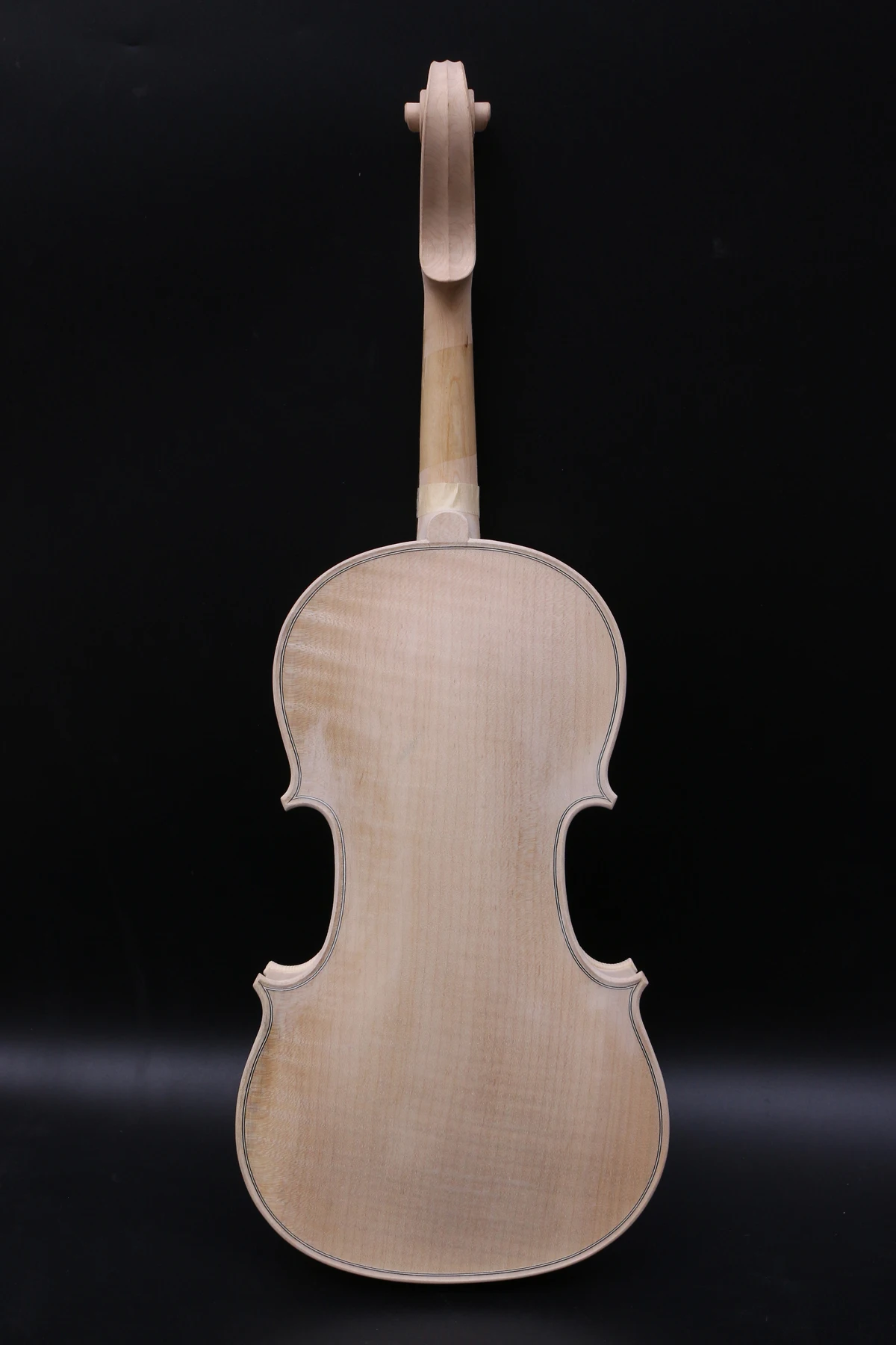 

Unfinished 4/4 Violin Handmade Violin Stradivari Model Flame Maple Spruce #3233