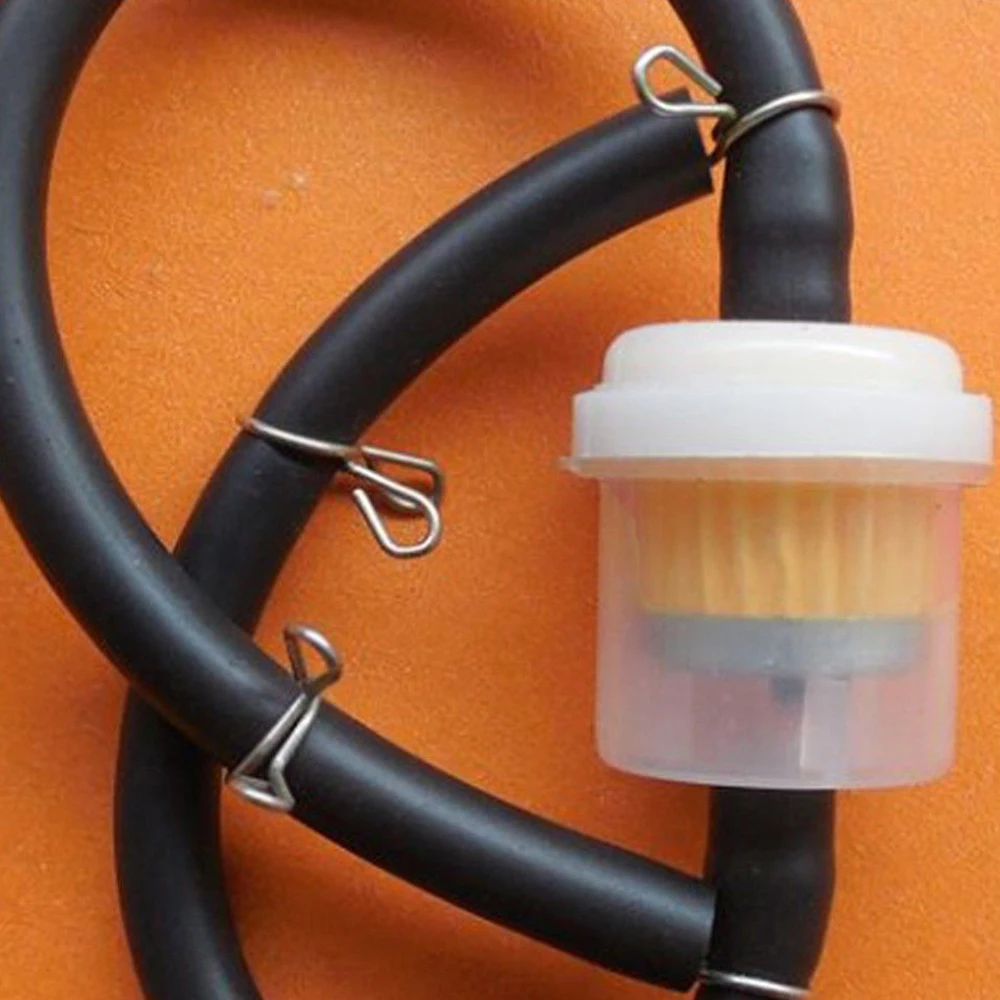 New 10pcs Universal Gas Fuel Oil Filter For Scooter Motorcycle Moped Scooter Dirt Bike ATV Fuel Filter