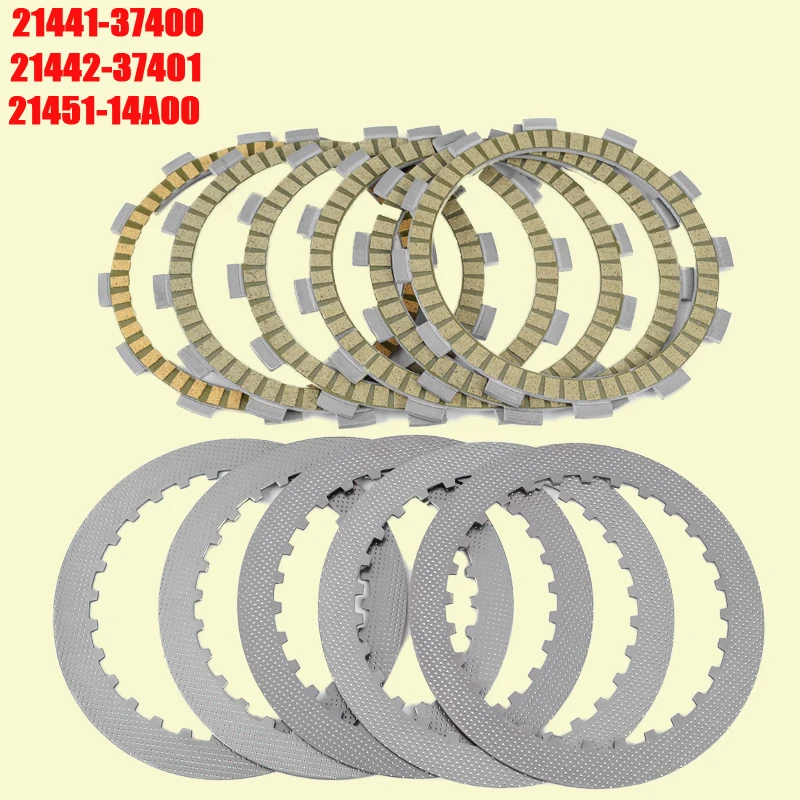 Clutch Friction Plates FOR Suzuki LS400F LS400U LS400P LS650 Boulevard S40 Savage LS 400F 400U 400P 650 ST400V GSX400 DR500 SP50