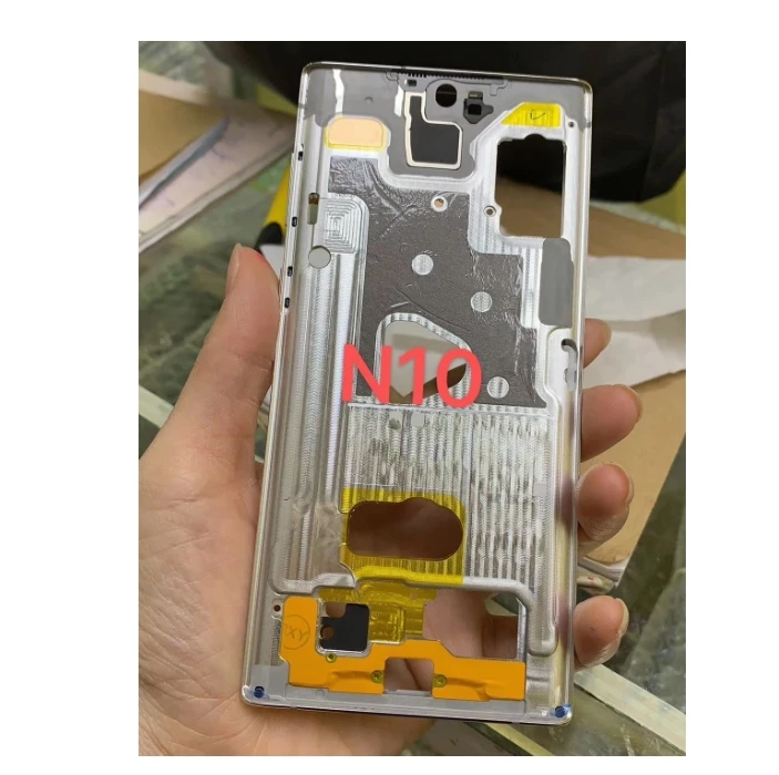 1Pcs For Samsung Galaxy Note 10 N970 N970F/ Note 10 Plus N975 N975F Middle Frame LCD Supporting Plate Housing Bezel Faceplate