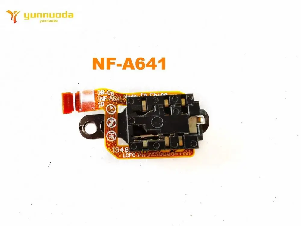 Original for Ideapad MIIX 700-12Isk mic audio Jack connector cable board connector NF-A641 tested good free shipping