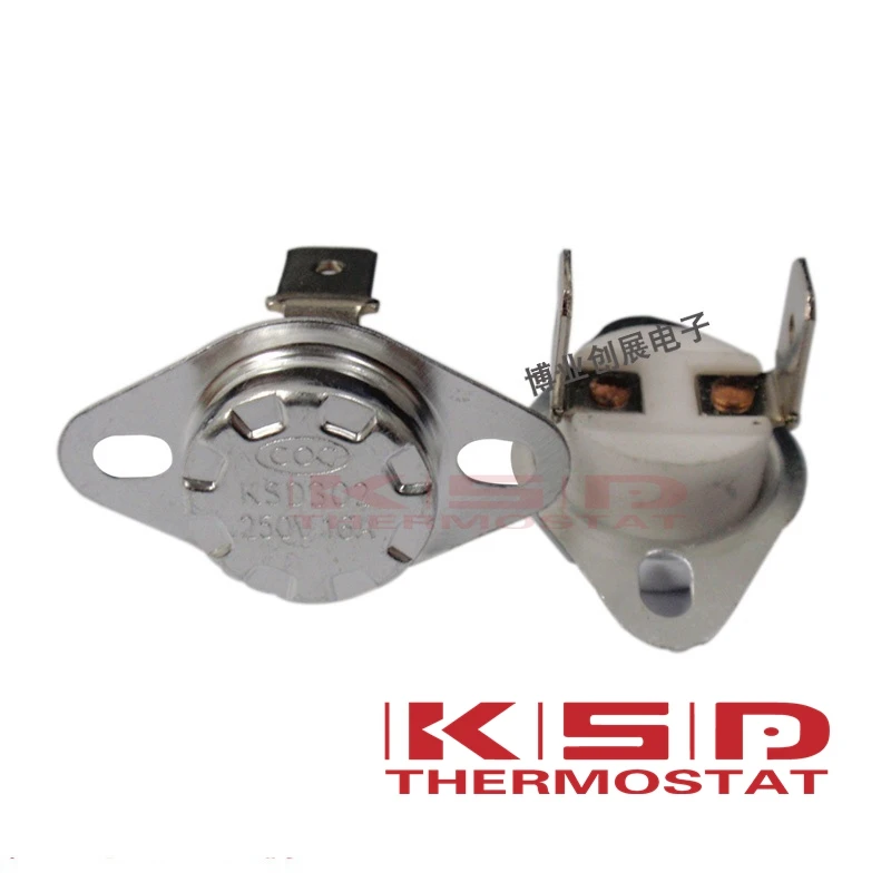 

Ceramics Thermostat Thermostat KSD301/KSD302 40C~300C 16A250V NC Normal Closed Temperature Switch 160C 180C 200C 220C 250C 300C