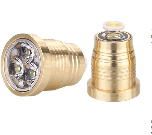 Sportac P60 18650 CR123A 3Pcs XPG2 UV IR Cslpm1 SST20 Amber Two Mode Dropin LED Module for Surefire 6P Host