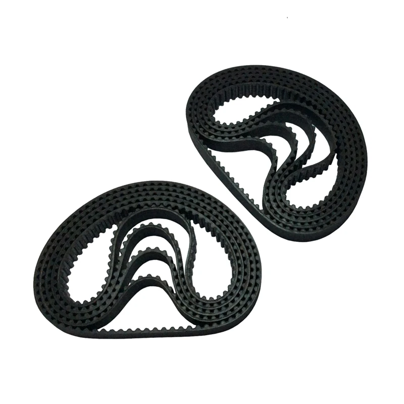 2 pz/set 2GT Personalizzazione della Cinghia Dentata Ad Anello Chiuso Gt2 Cinghia Dentata Larghezza 10mm Lunghezza 500-1000mm Stampante 3D Nastro Trasportatore Dentato