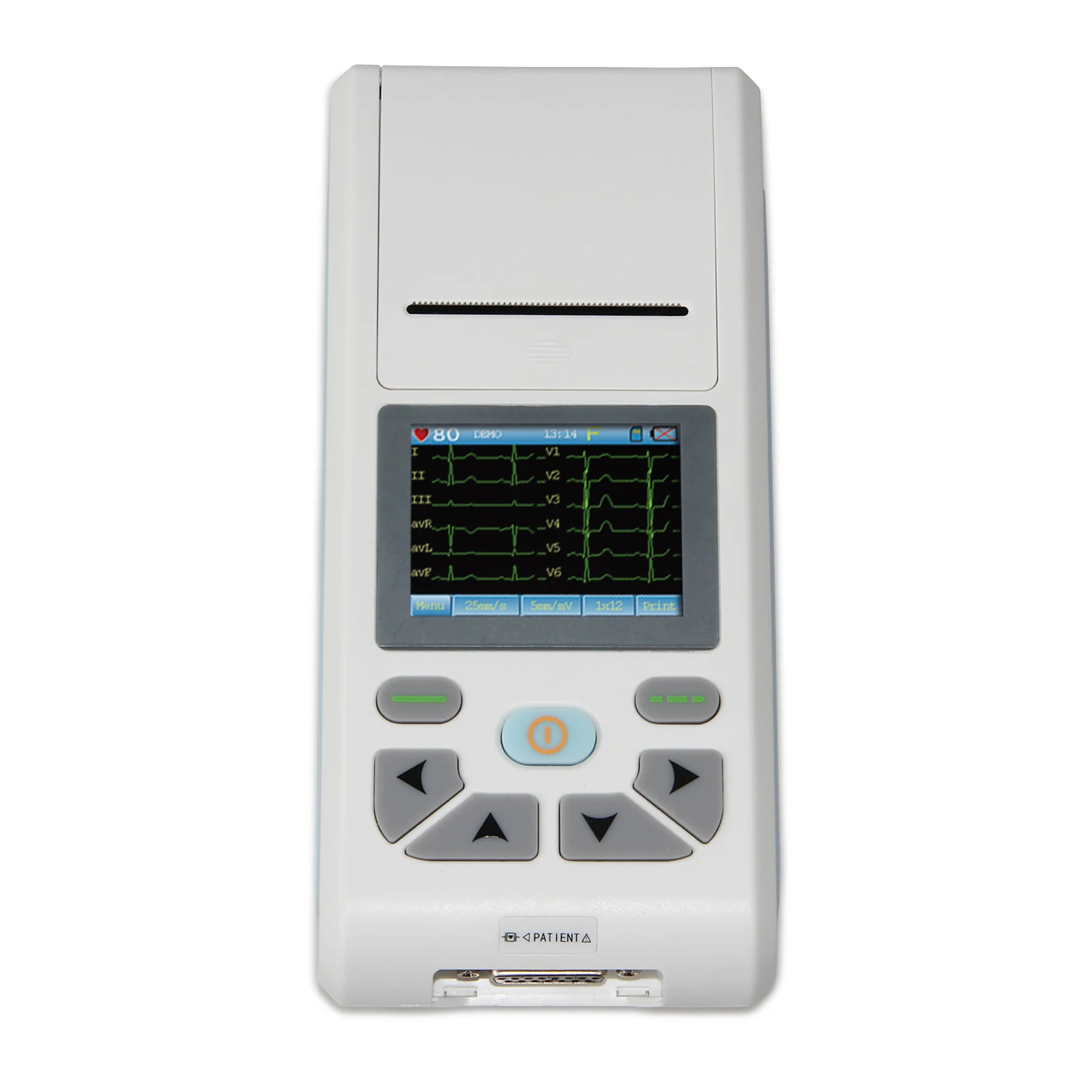 CONTEC ECG90A Handheld Digital ECG machine 1 CHANNEL 12 Lead ECG EKG Electrocardiograph Sync PC Software