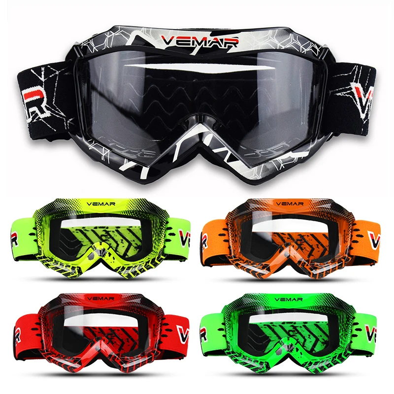 Kids ski goggles Children Motorcycle Glasses Professional MX MTB Off-Road Dirt Bike Child Goggles Glasses For Motocross Helmet