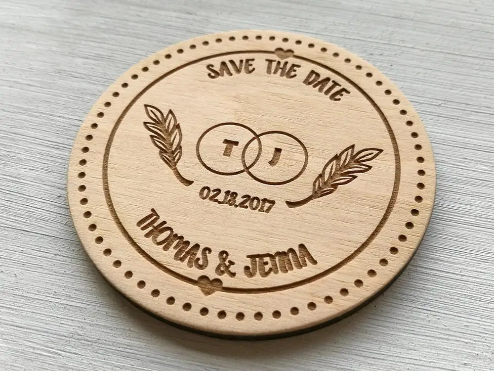 

Save the date magnets, wedding save the dates, wooden save the date magnets, engraved wedding magnets, rustic save the dates