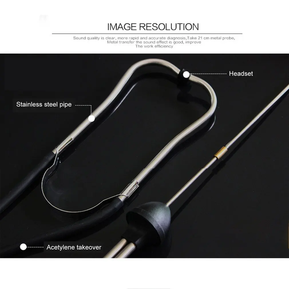 22.5+7CM Car Stethoscope Auto Mechanics Engine Cylinder Stethoscope Hearing Tool Car Engine Tester Diagnostic Tool