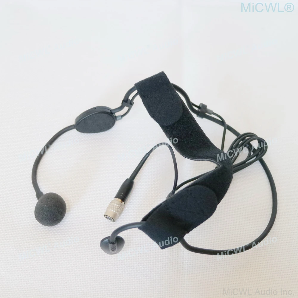 MiCWL AT4 Headset Wireless Microphone For Audio-Technica ATW Series Head Wear Radio BodyPack Transmitter Hirose 4Pin