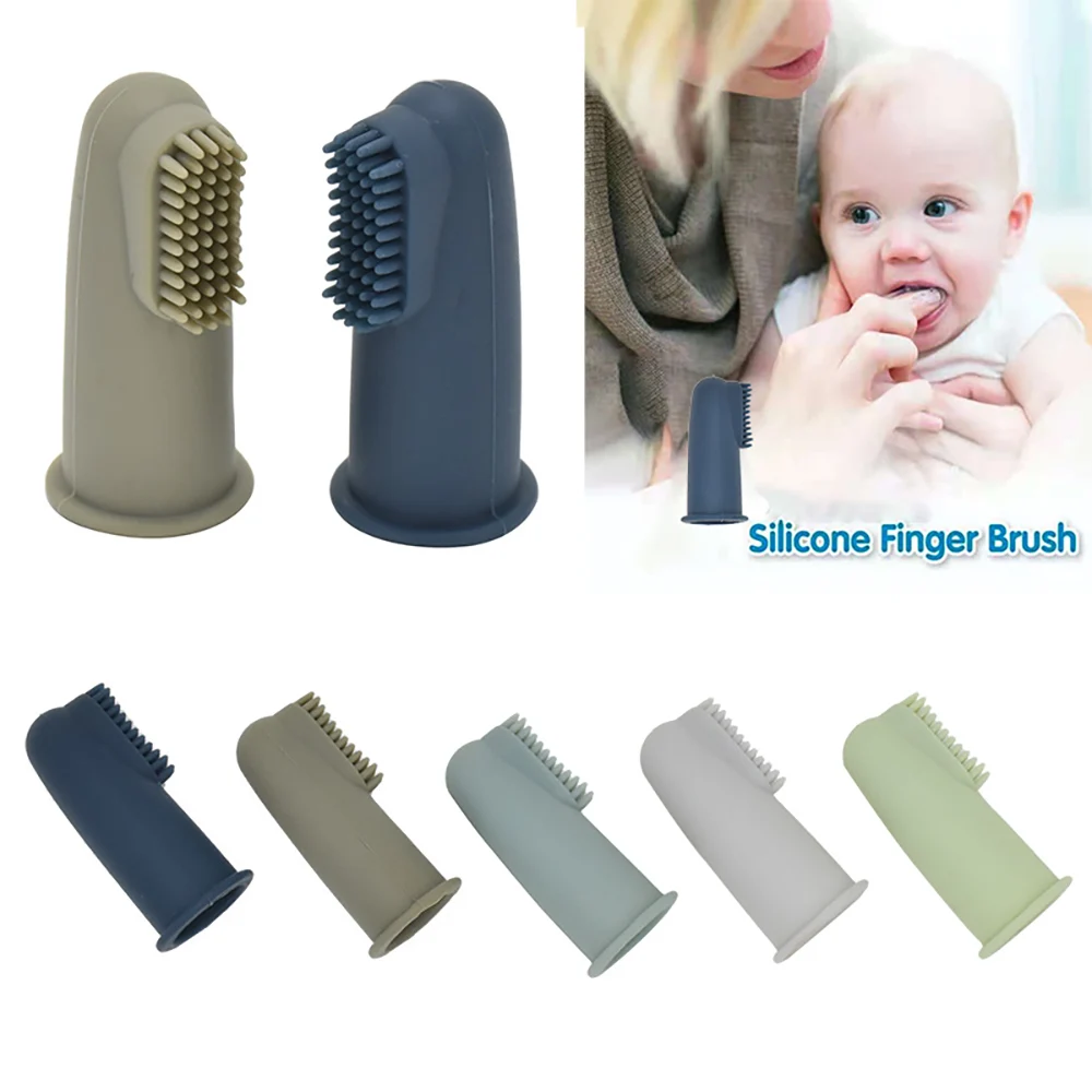 Brosse à Dents Souple en Silicone pour Bébé, Jouets de Qualité Alimentaire, Sans BPA, Soins de Santé Buccale pour Nouveau-Né