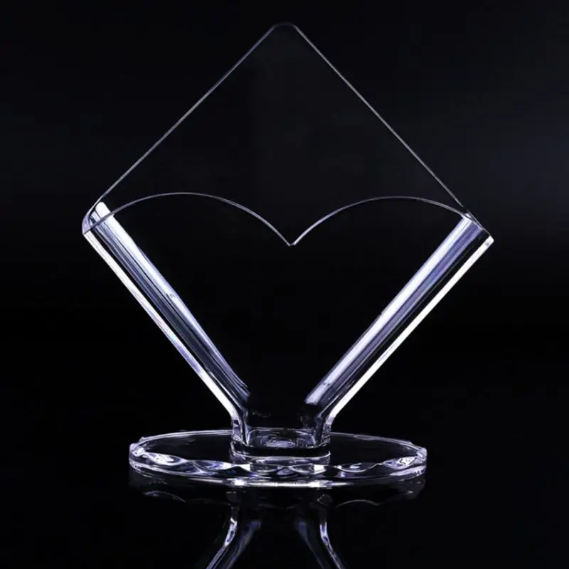 Clear Acrylic Napkin Holder Paper Serviette Dispenser Decorative Tissue Rack Box for Home Bar Hotel Dining Table Decor