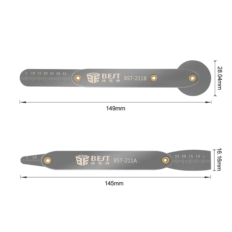 BST Universal Mobile Phone Repair Opener Tool Metal Disassemble Crowbar Metal Steel Pry for Mobile Phone Tablet Hand Tool Set