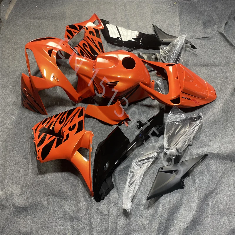 

Injection Fairing fit for HONDA CBR600RR F5 05 06 CBR 600 RR CBR 600RR CBR600 2005 2006 orange black motorcycle Fairings