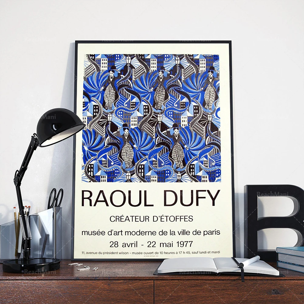 

Raoul Dufy-Museum of Modern Art Exhibition 1977-Canvas print decoration poster
