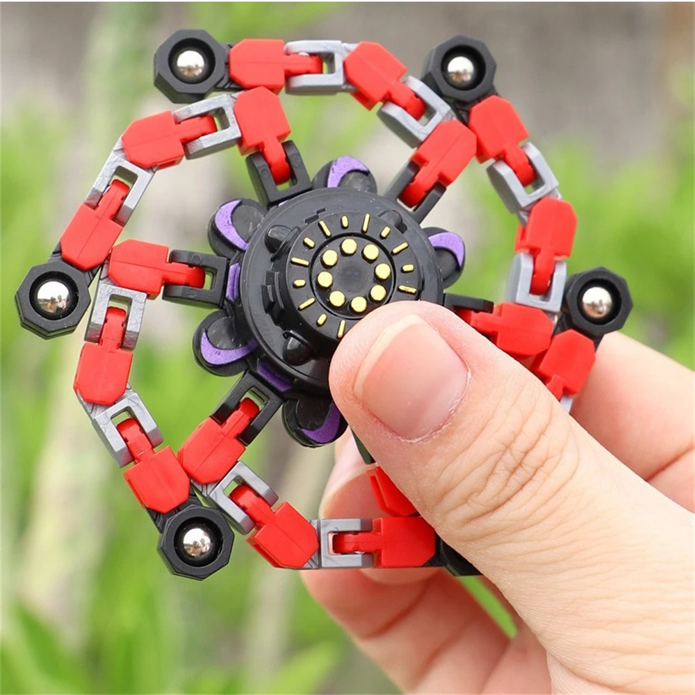 Deformed Fidget Toy Spinner Chain Toys for Children Antistress Hand Spinner Vent Toys Adult Stress Relief Sensory Gyro Game Gift