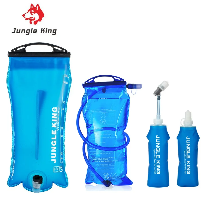 

JUNGLE KING J12 Soft Reservoir Water Bladder Hydration Pack Water Storage Bag BPA Free1.5L 2L 3L Running Hydration Vest Backpack