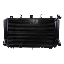 Motorcycle black Radiator Cooler Cooling For Kawasaki Z900 Z 900 2017 2018 2019 2020 2021 2022 2023 2024 Aluminum