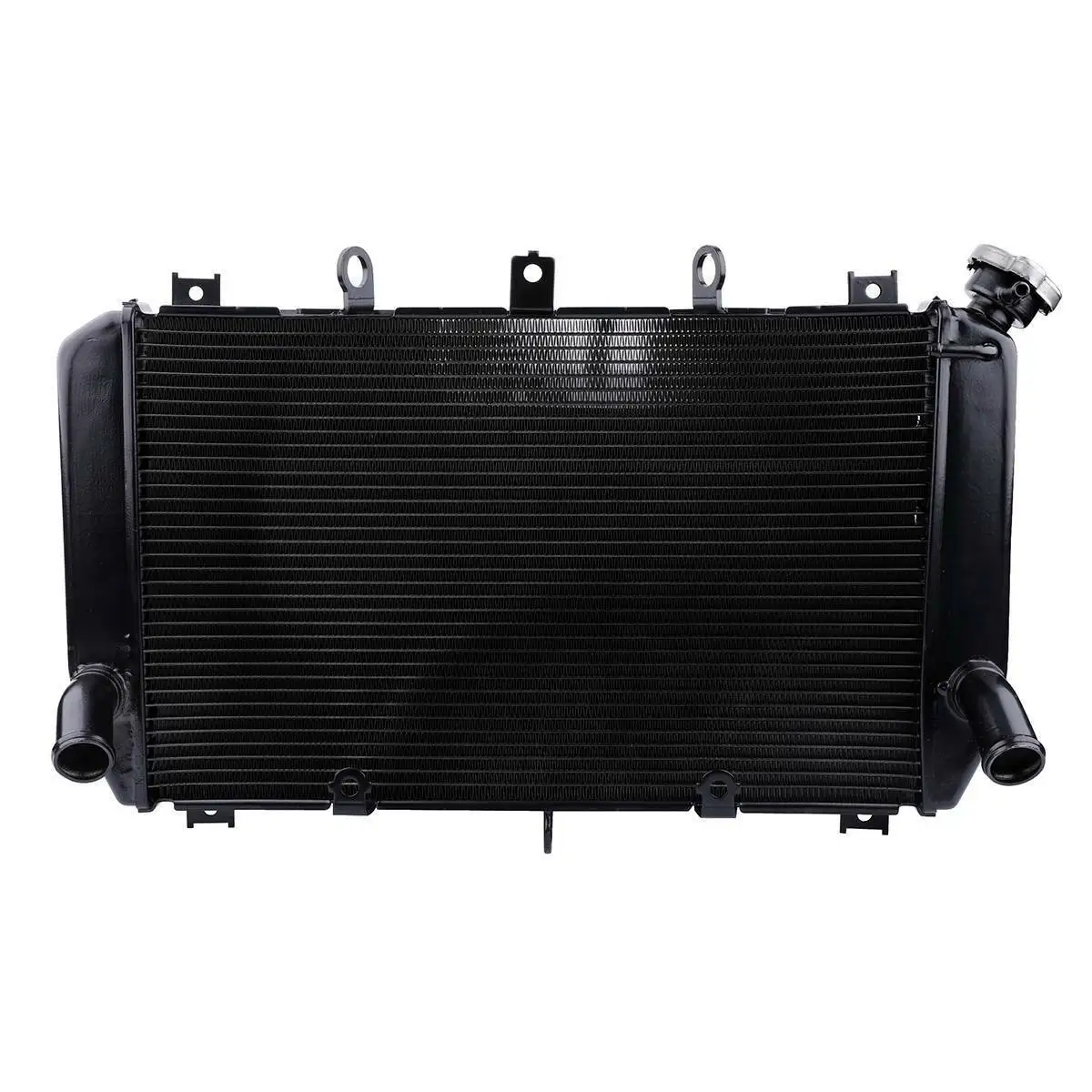 Motorcycle black Radiator Cooler Cooling For Kawasaki Z900 Z 900 2017 2018 2019 2020 2021 2022 2023 Aluminum