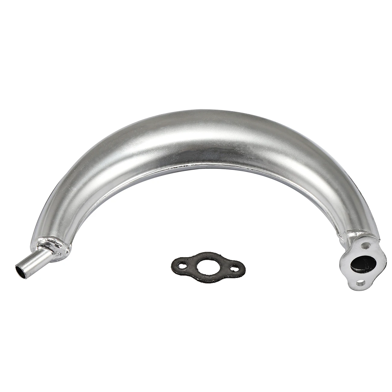 Muffler Exhaust Gasket Half Moon Banana Fits For 49cc 50cc 60cc 66cc 80cc Motorized Bicycle Bike Motor Parts Muffler