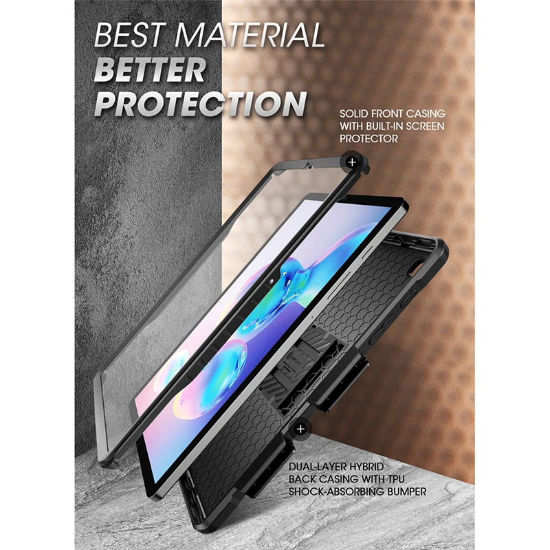 For Galaxy Tab S6 Lite Case 10.4 (2020/2022) SUPCASE UB Pro Full-Body Rugged Cover with Built-in Screen Protector & S Pen Holder