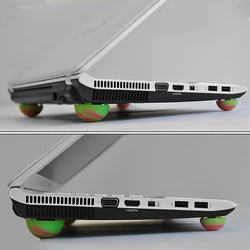 Notebook Silicone Cooling Ball Pad Universal Radiator 15.6-Inch Portable for Apple MacBook Non-Slip Mat Laptop Host High Bracket